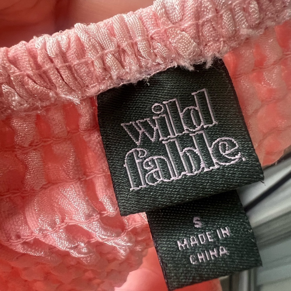 Wild Fable Pink corset top sz Small - Picture 4 of 4